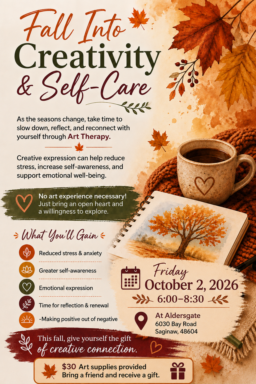 Fall Art Therapy Class