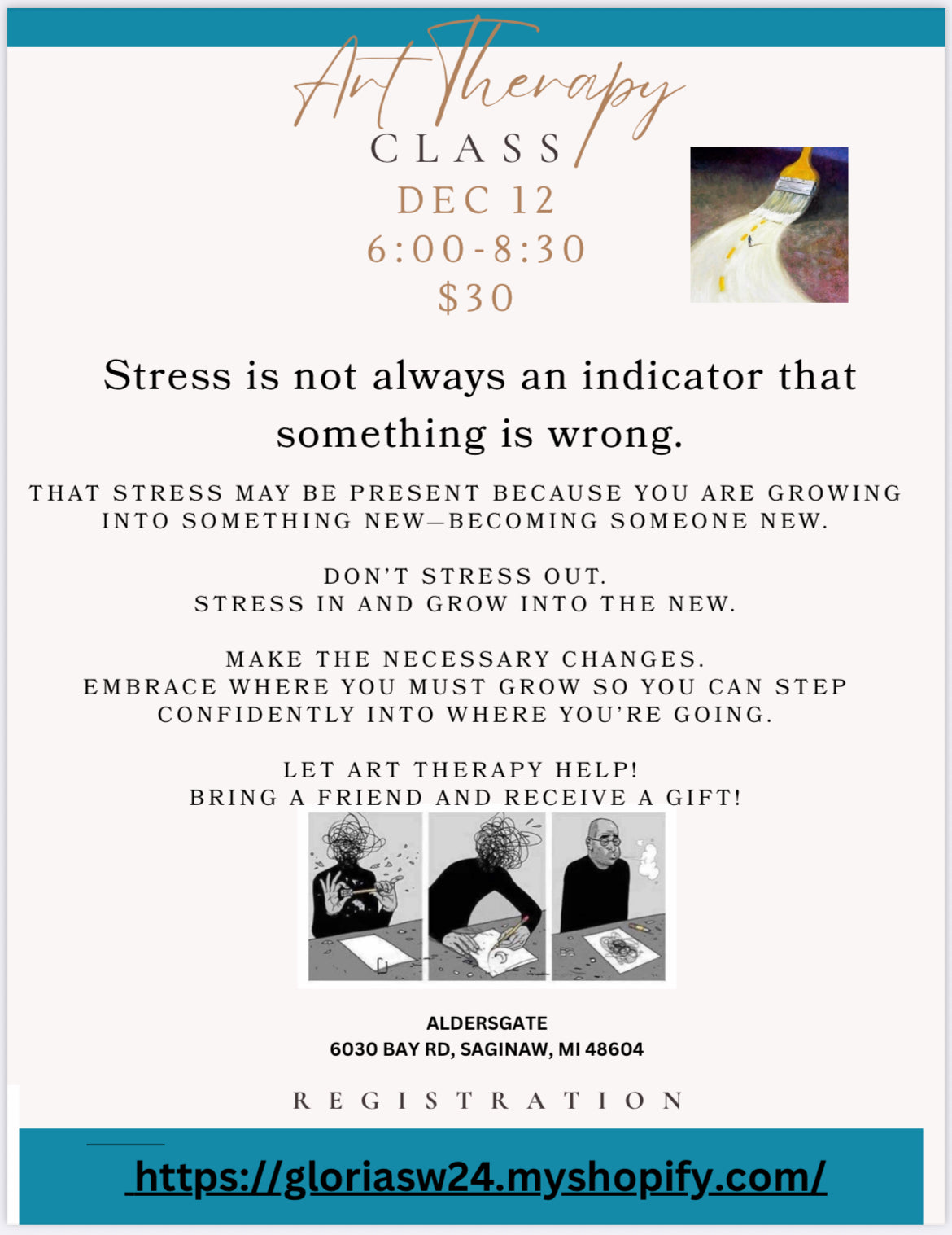 Art Therapy De-Stress Class